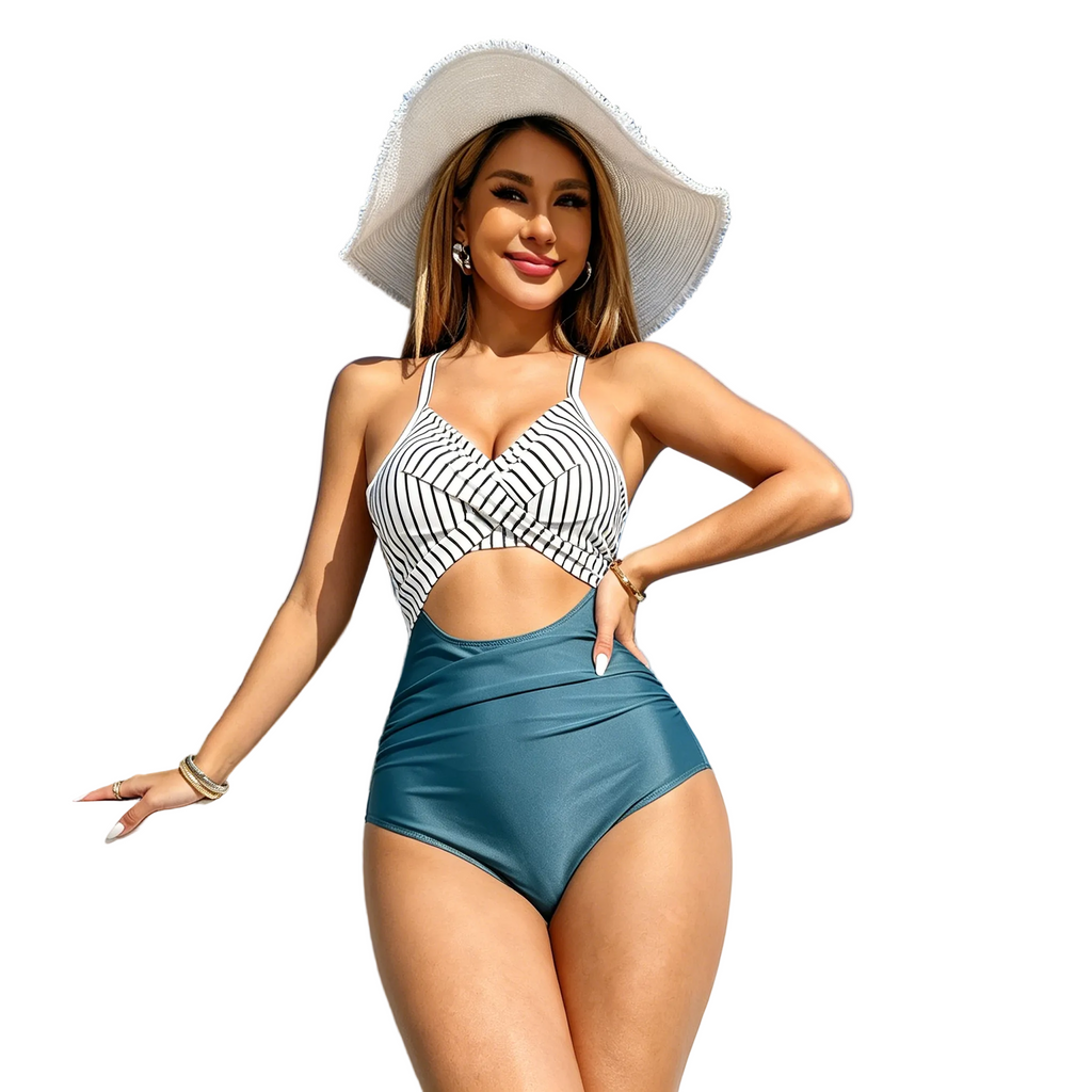 LuxSculpt High-Waist Cutout One-Piece